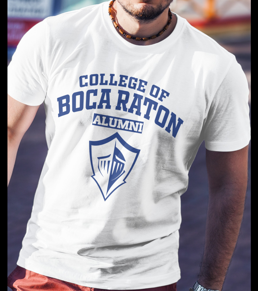 College Of Boca Raton Alumni Knight Shield T-Shirt