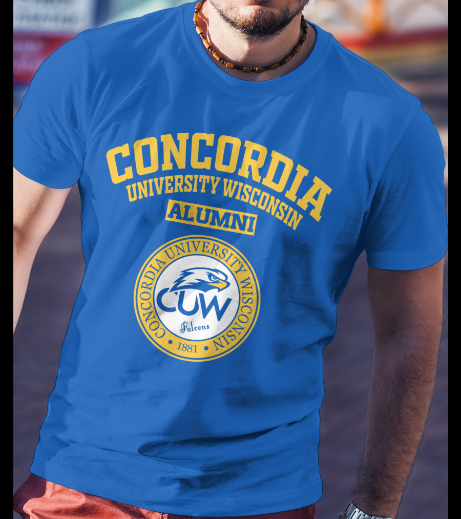 CONCORDIA UNIVERSITY WISCONSIN ALUMNI CUW Falcons 1881 T-Shirt