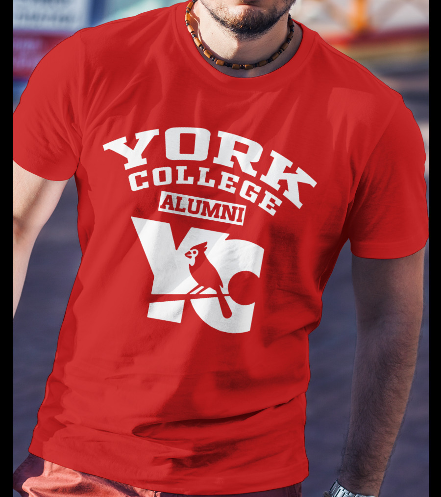 York College Alumni YC Cardinal T-Shirt