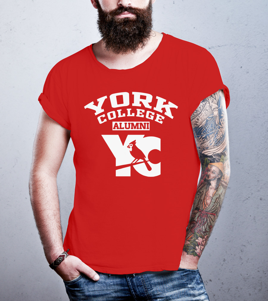 York College Alumni YC Cardinal T-Shirt