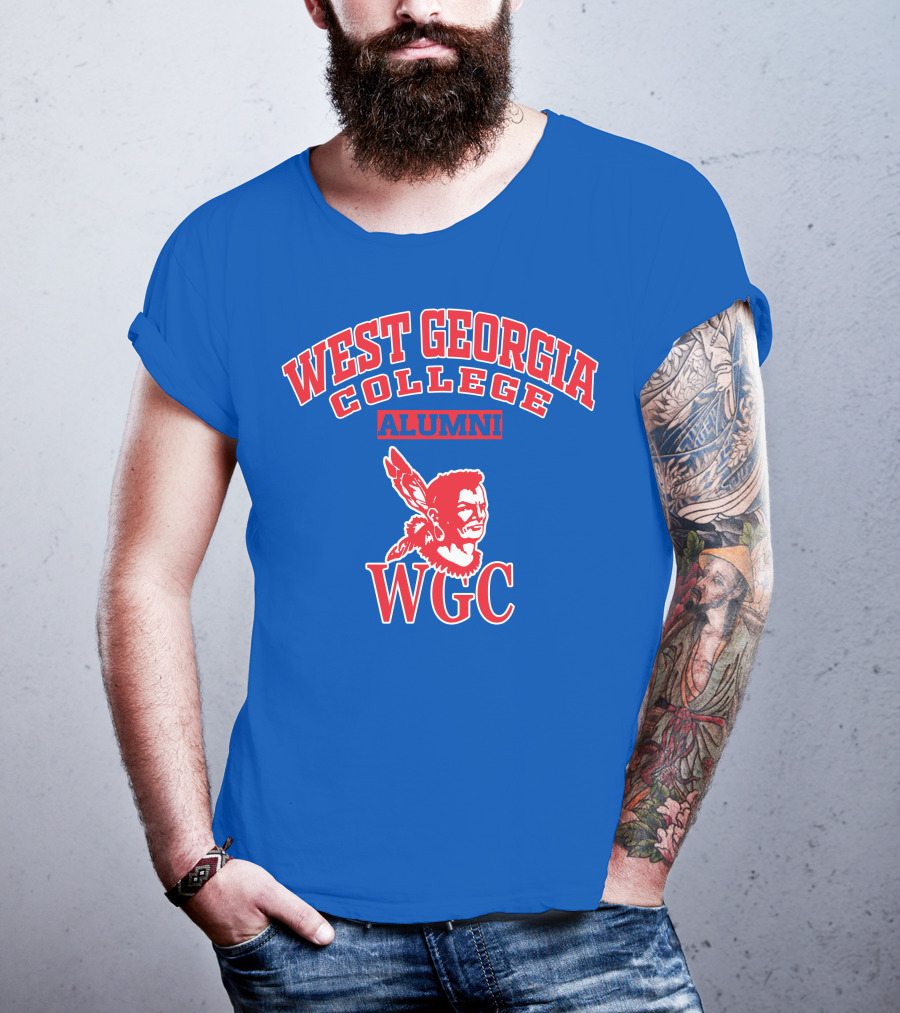 West Georgia College Alumni WGC Logo Native American T-Shirt