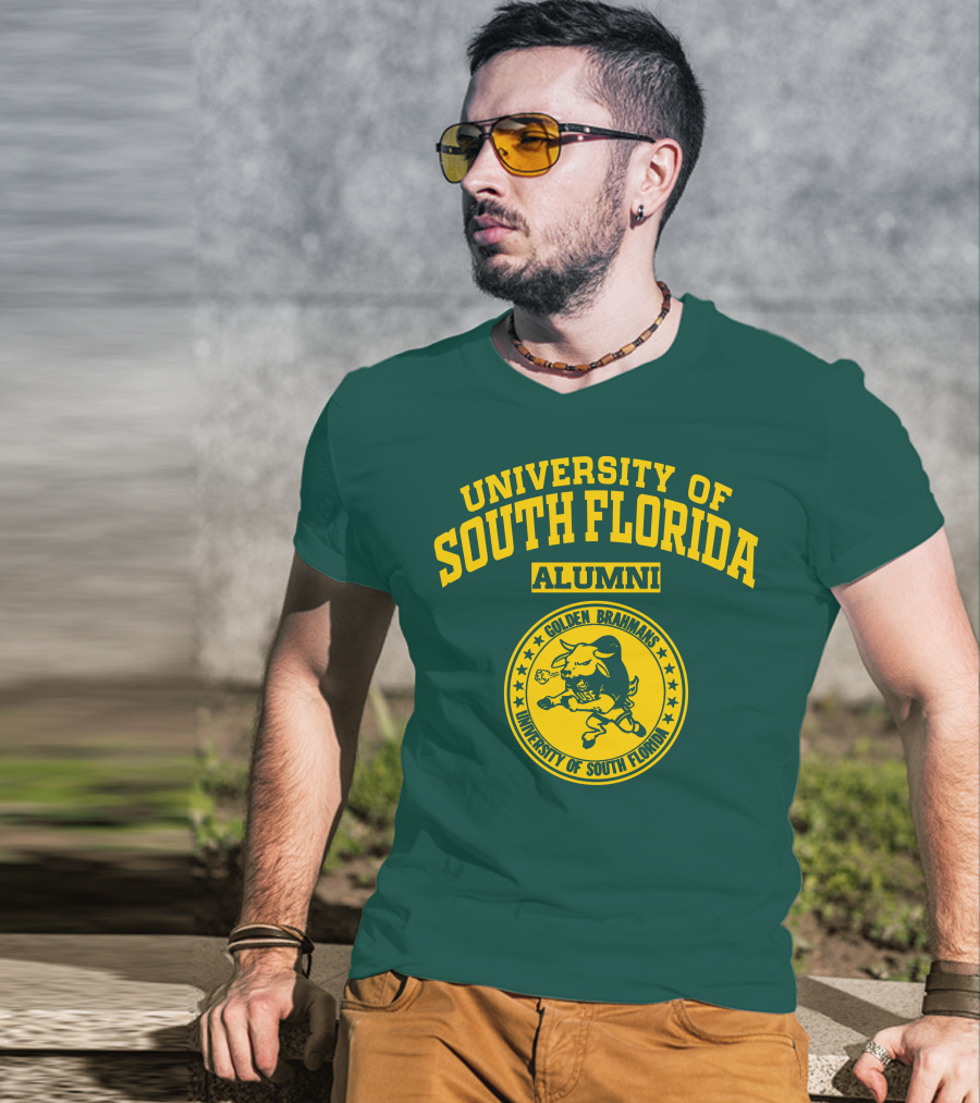 University Of South Florida Alumni Golden Brahmans T-Shirt
