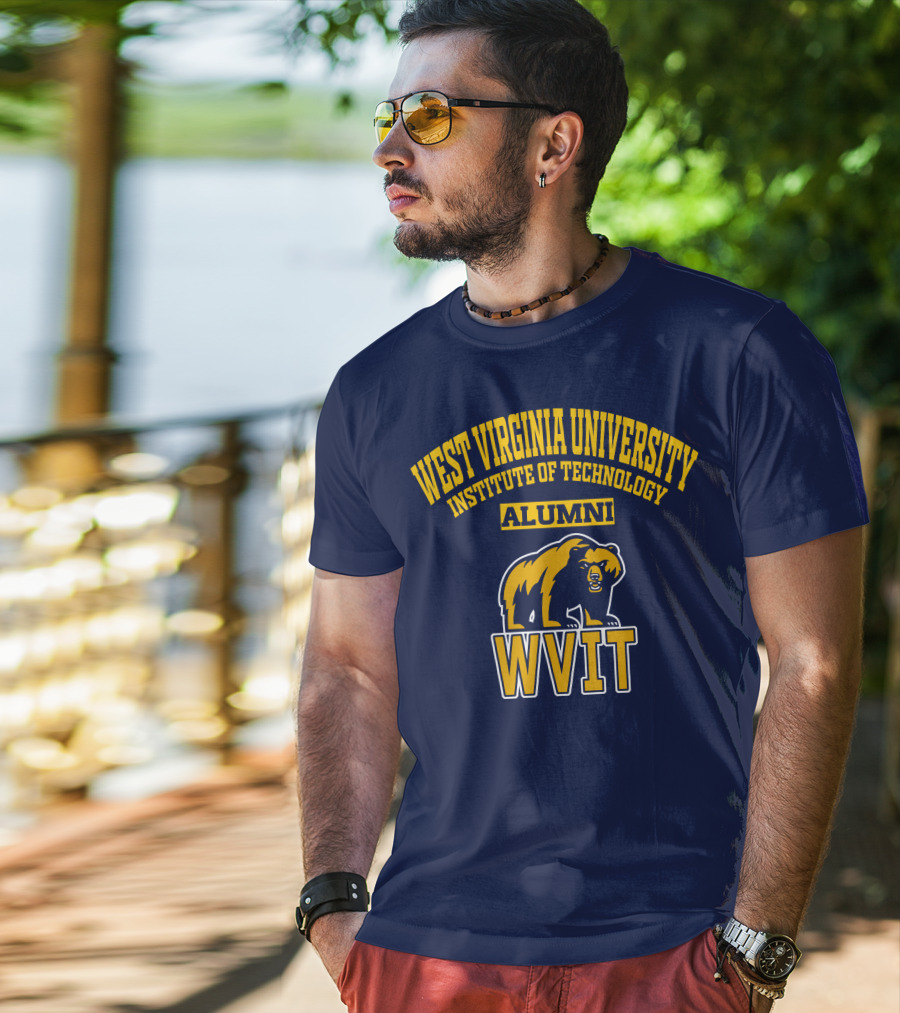 West Virginia University Institute Of Technology Alumni WVIT Bear T-Shirt
