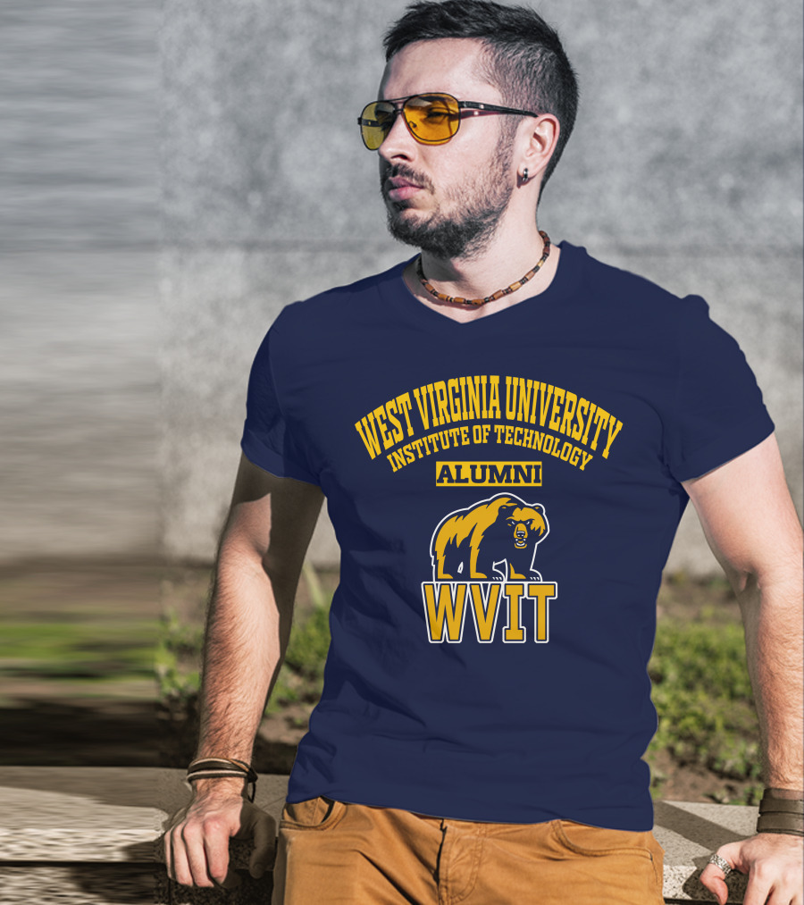West Virginia University Institute Of Technology Alumni WVIT Bear T-Shirt