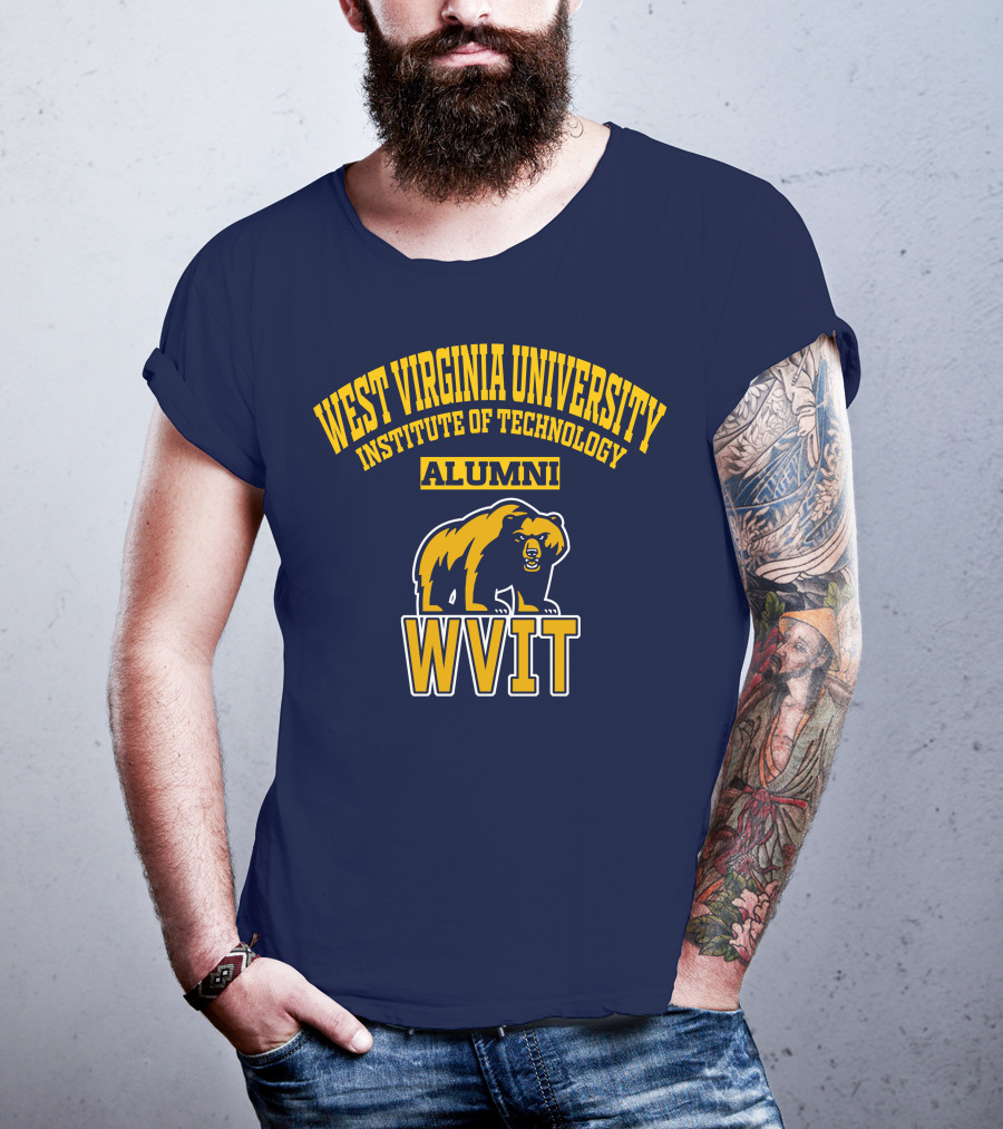 West Virginia University Institute Of Technology Alumni WVIT Bear T-Shirt