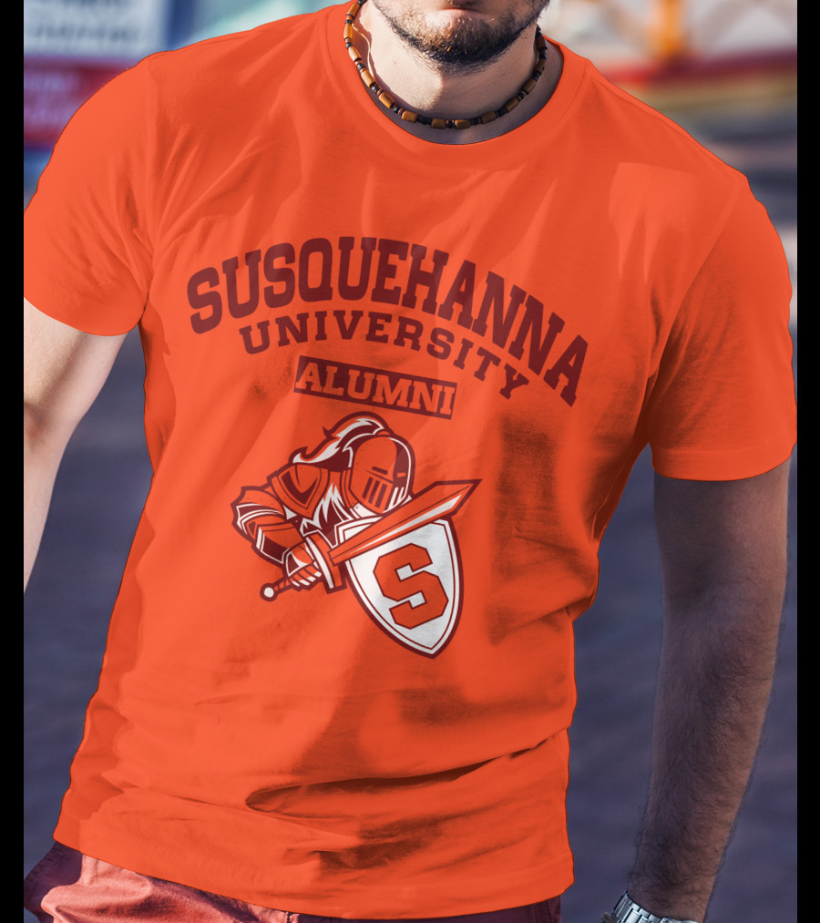 Susquehanna University Alumni Knight Shield S T-Shirt