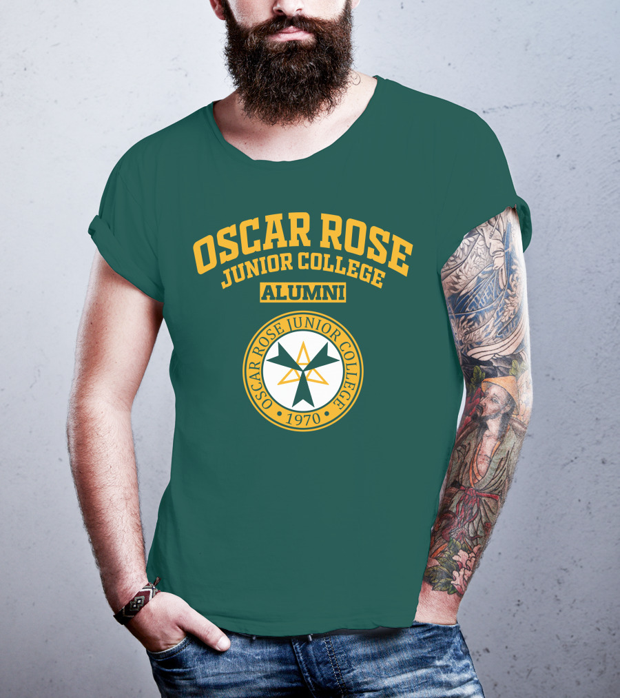 Oscar Rose Junior College Alumni 1970 Circle Emblem T-Shirt