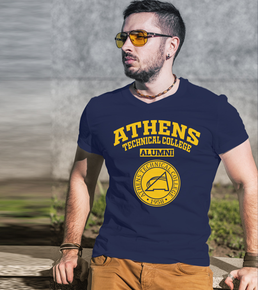 Athens Technical College Alumni 1958 Emblem T-Shirt