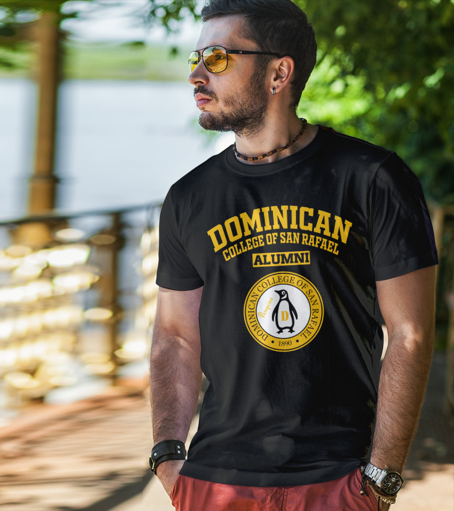 Dominican College Of San Rafael Alumni 1890 Penguins T-Shirt