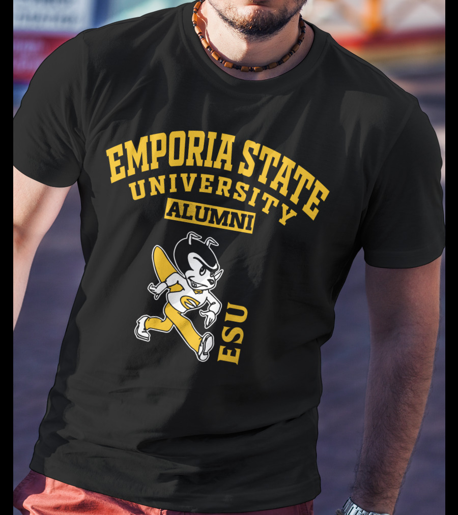 Emporia State University Alumni ESU Vintage Mascot T-Shirt