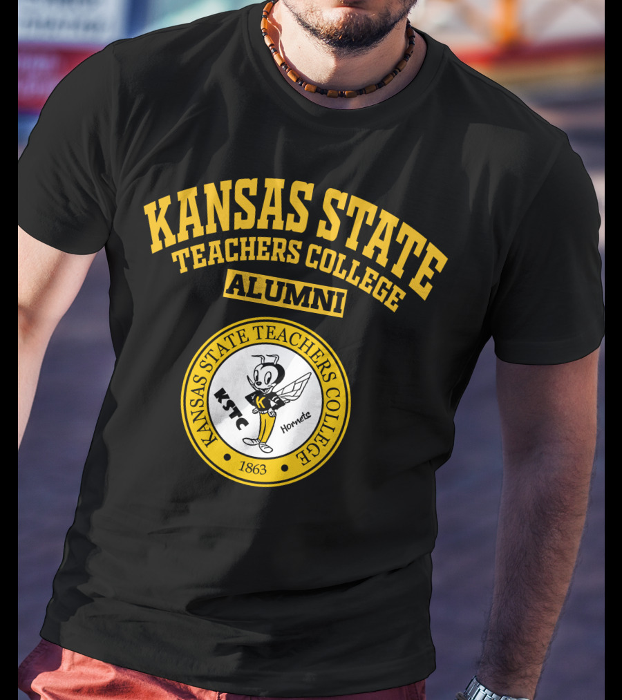 Kansas State Teachers College Alumni 1863 KSTC Hornet T-Shirt