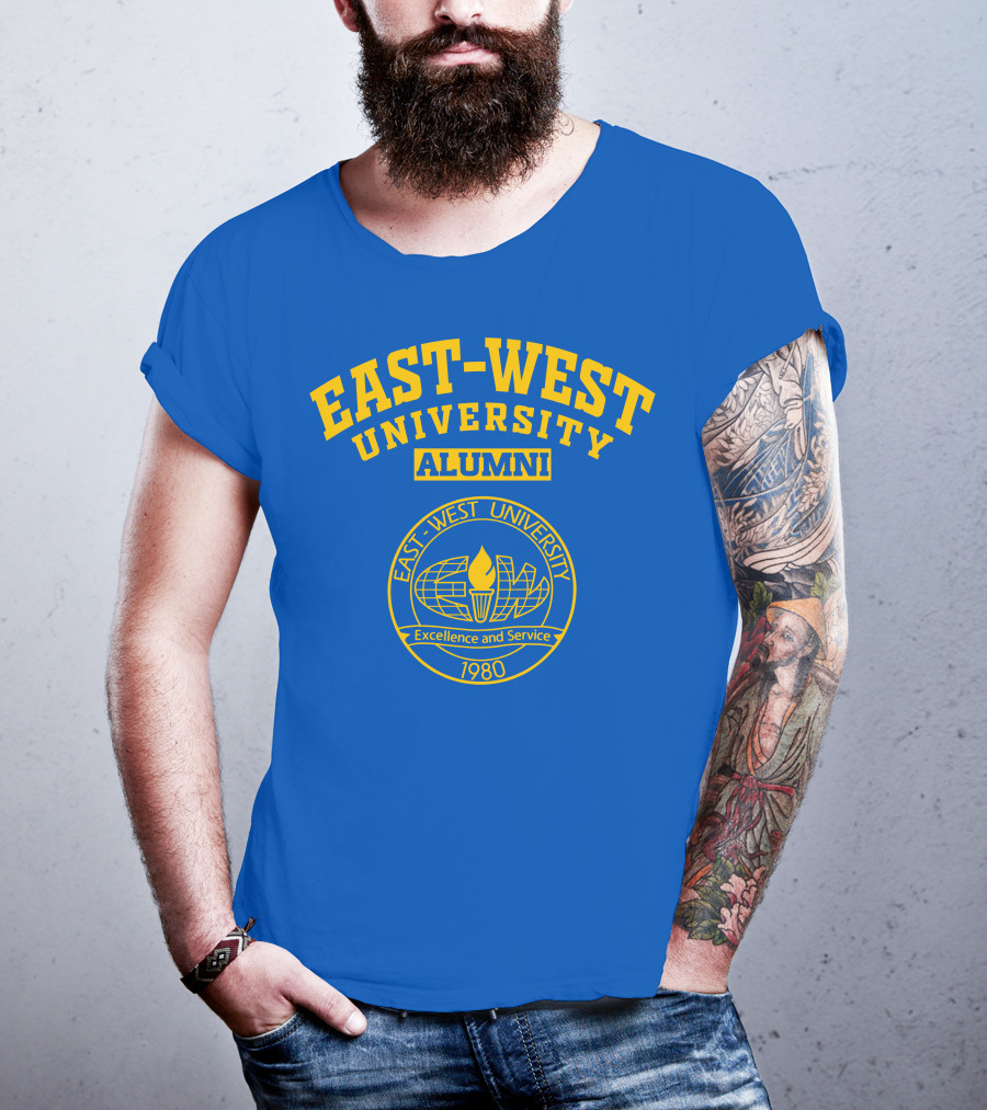 EAST–WEST UNIVERSITY ALUMNI EXCELLENCE AND SERVICE 1980 T-Shirt
