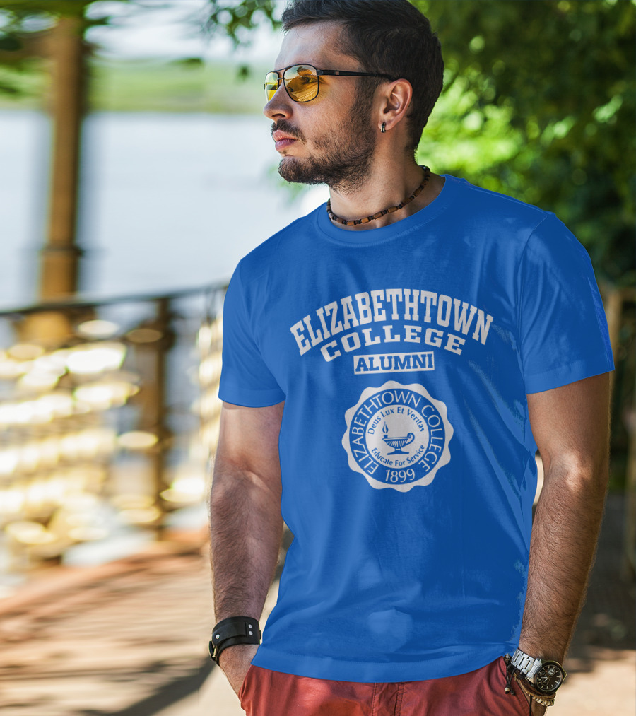 Elizabethtown College Alumni Elizabethtown College 1899 Deus Lux Et Veritas Educate For Service T-Shirt