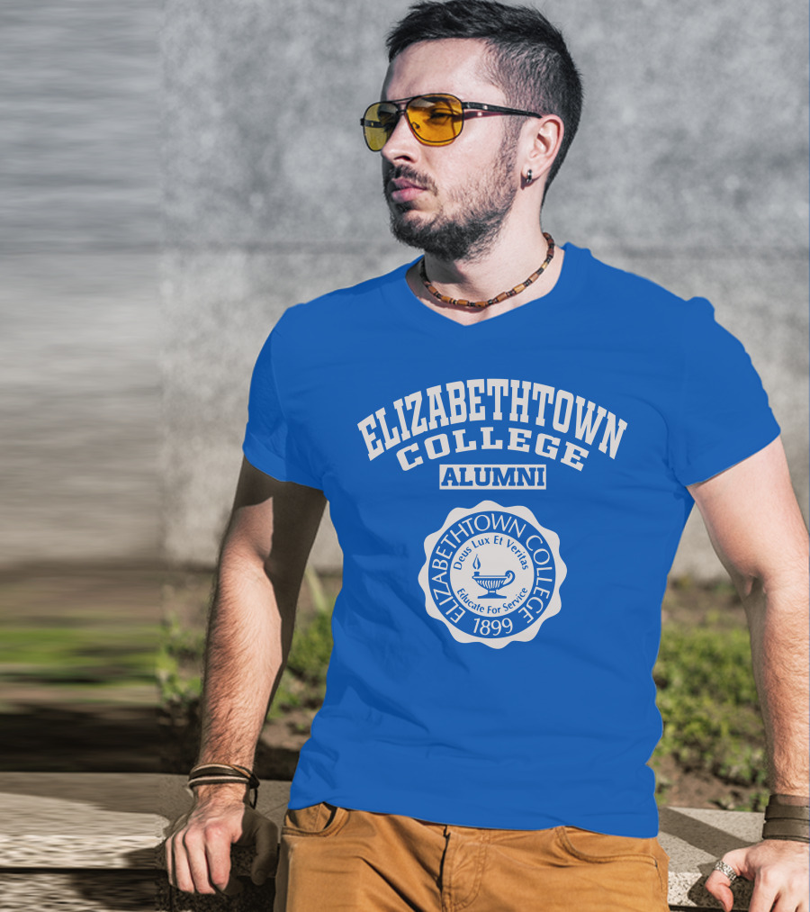 Elizabethtown College Alumni Elizabethtown College 1899 Deus Lux Et Veritas Educate For Service T-Shirt