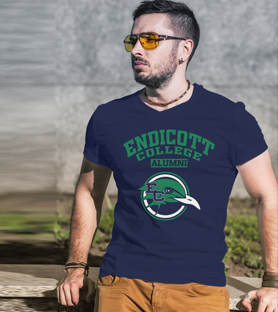Endicott College Alumni Ec Logo Emblem T-Shirt
