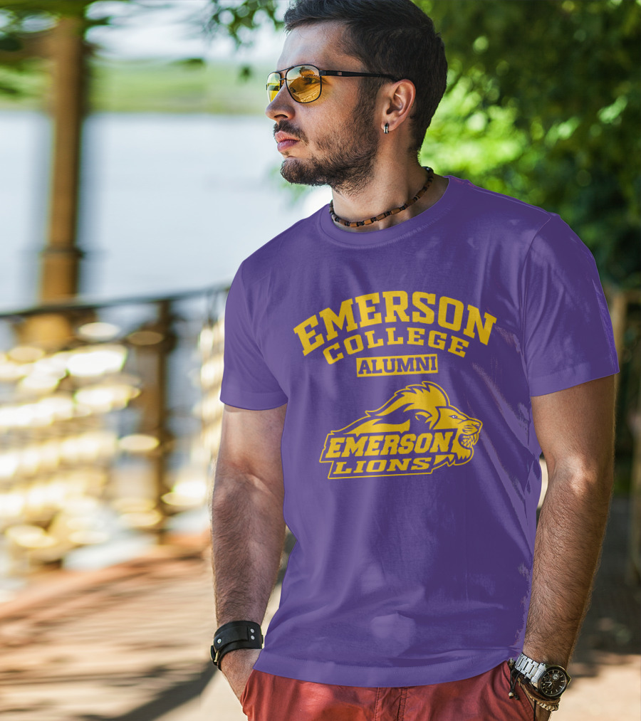 Emerson College Alumni Emerson Lions T-Shirt