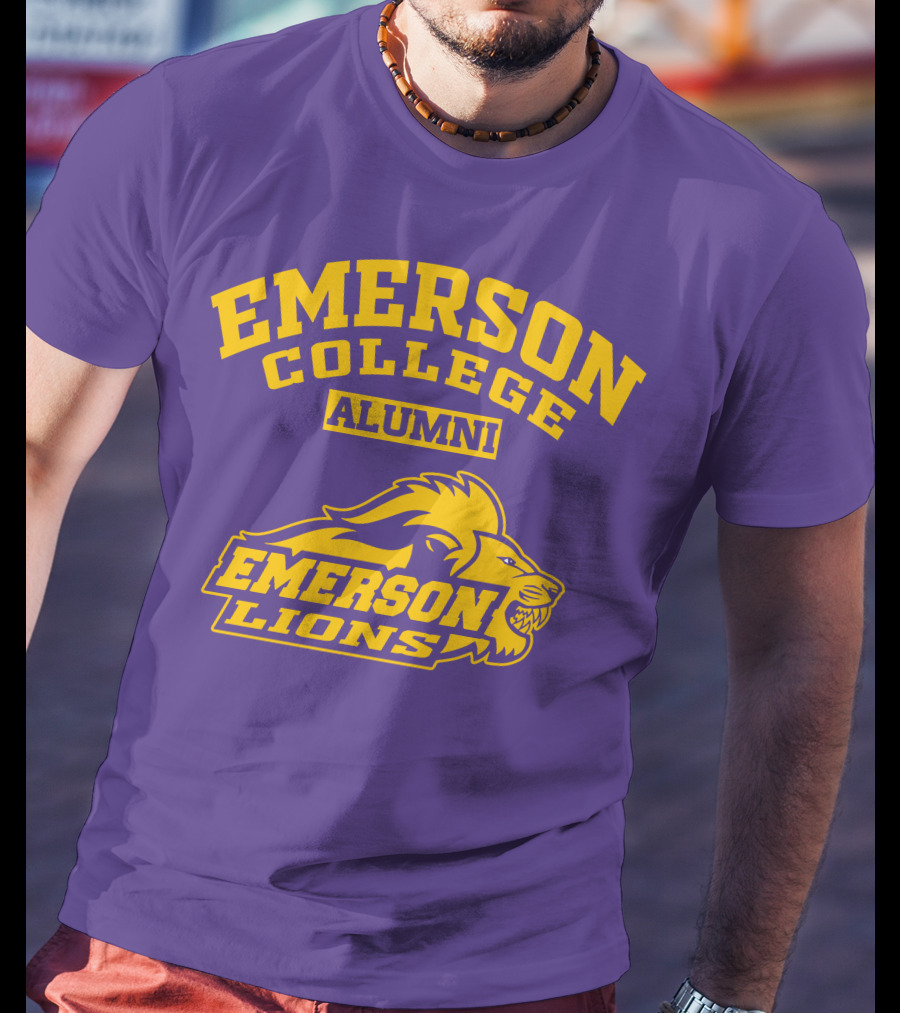 Emerson College Alumni Emerson Lions T-Shirt