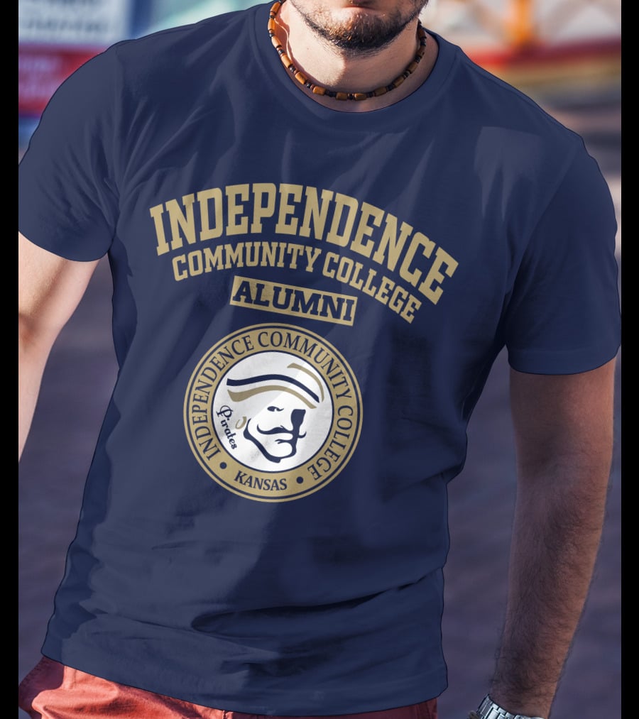 Independence Community College Alumni Kansas Pirates T-Shirt