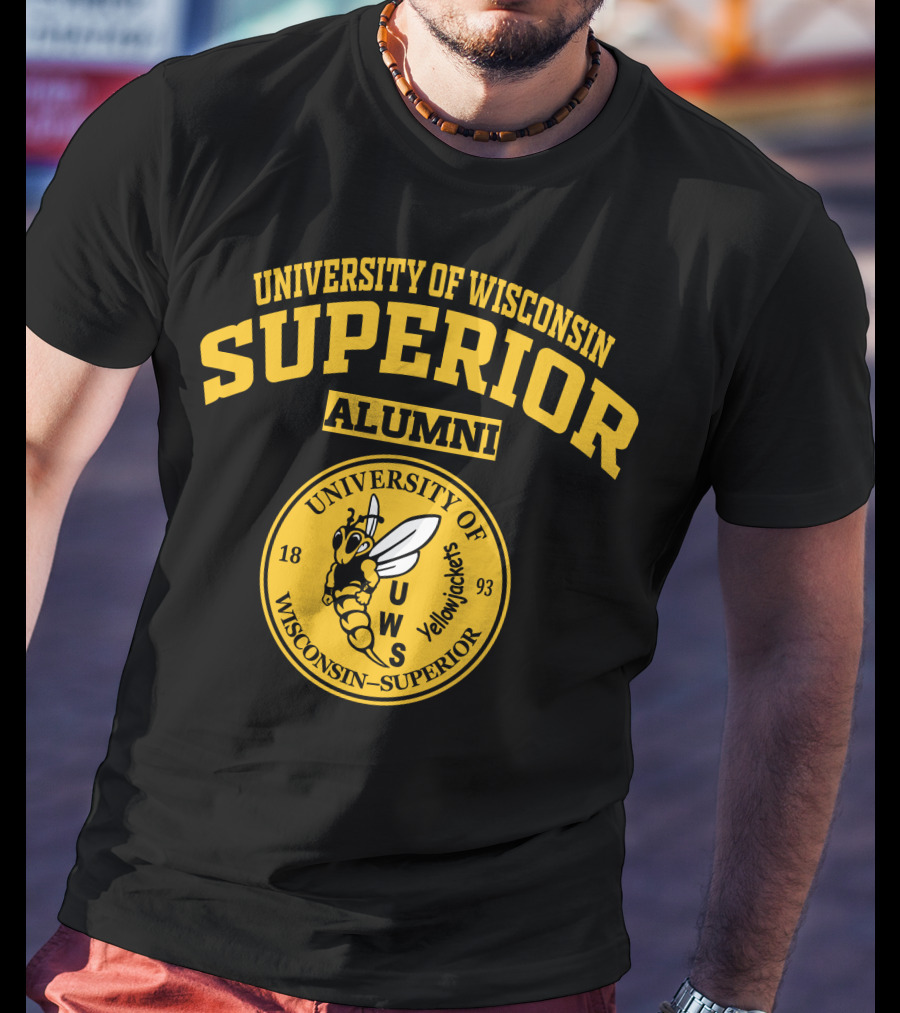 University Of Wisconsin Superior Alumni Uws Yellowjackets 1893 T-Shirt