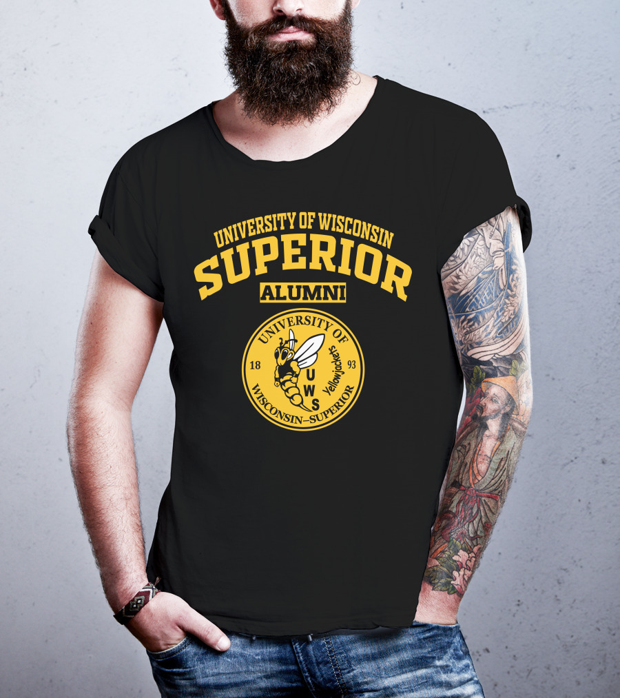 University Of Wisconsin Superior Alumni Uws Yellowjackets 1893 T-Shirt