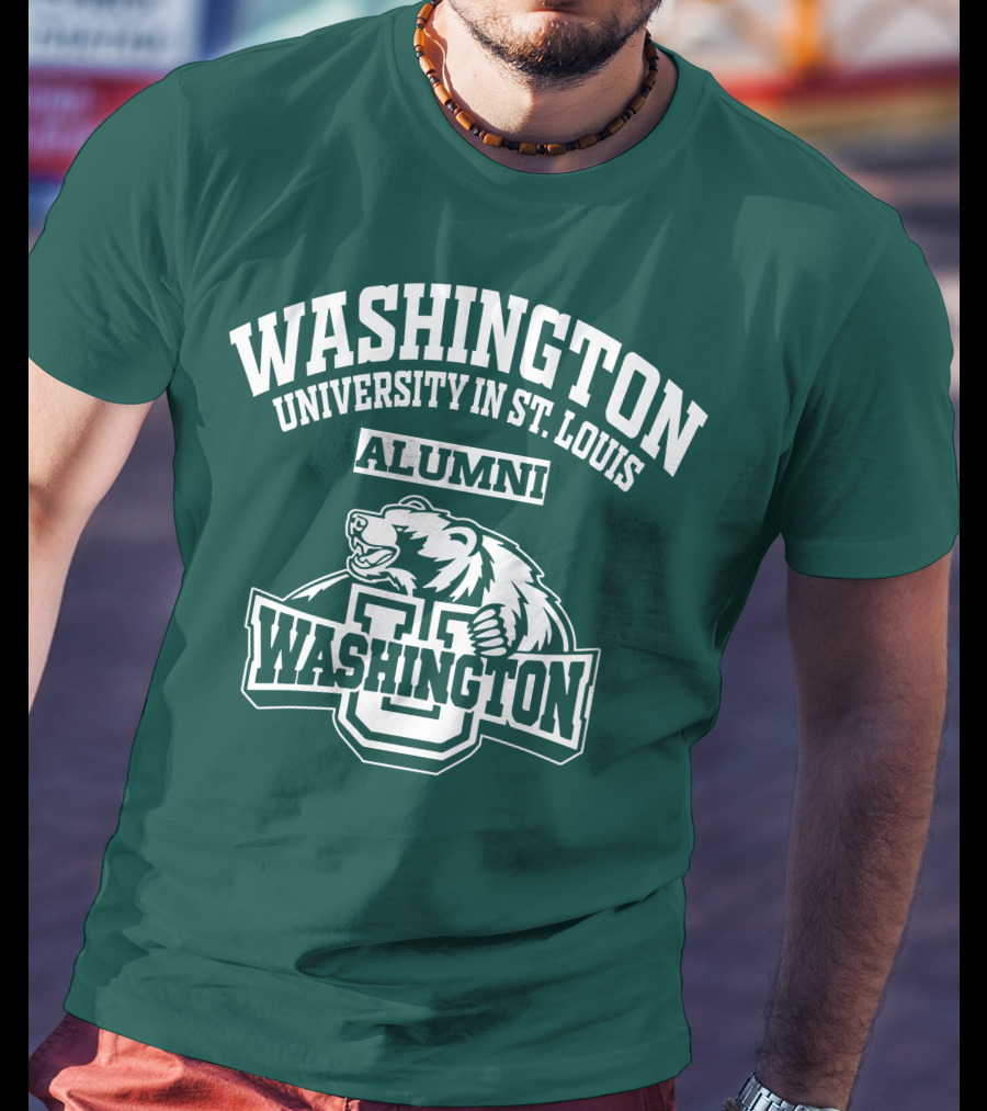 Washington University In St. Louis Alumni Bear Washington U T-Shirt