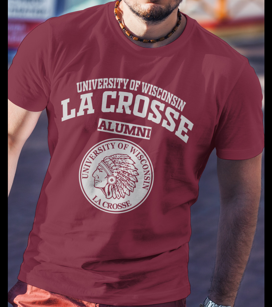 University Of Wisconsin La Crosse Alumni Indian Head T-Shirt