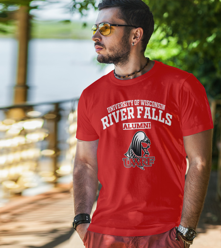 University Of Wisconsin River Falls Alumni UWRF Falcon T-Shirt