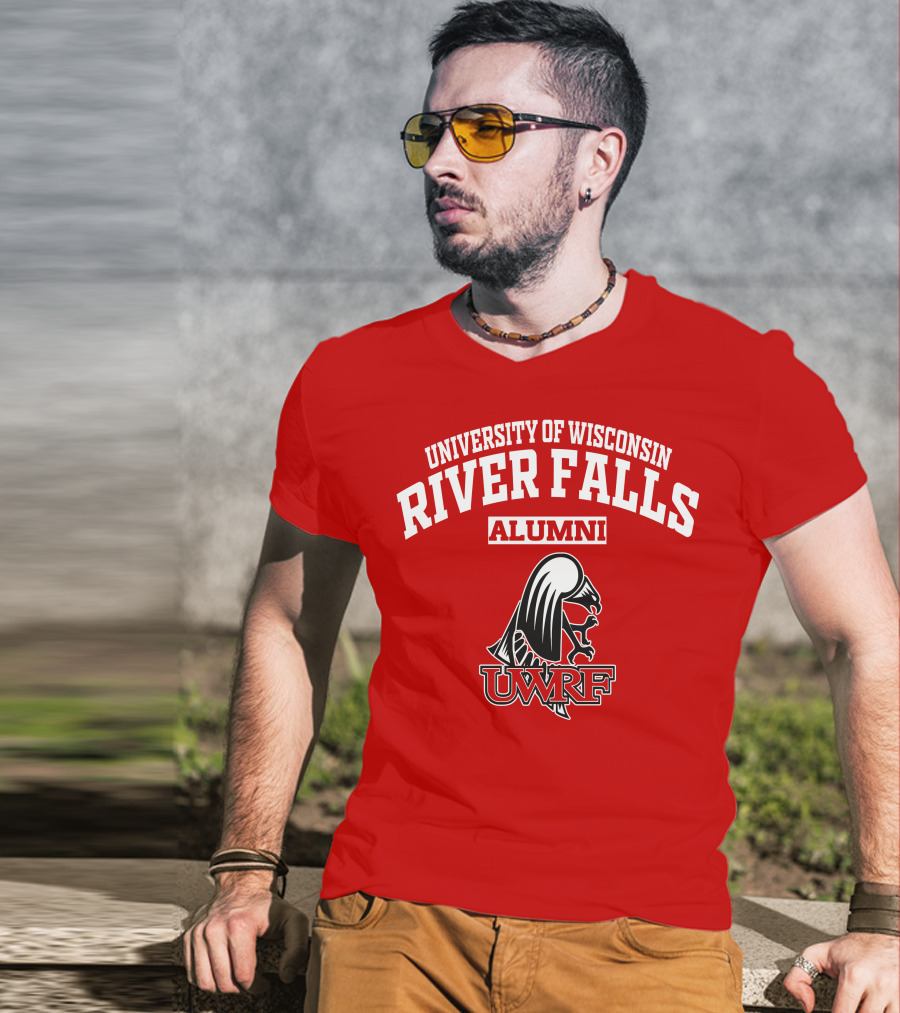 University Of Wisconsin River Falls Alumni UWRF Falcon T-Shirt