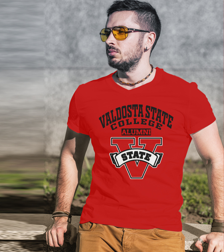 Valdosta State College Alumni V State T-Shirt
