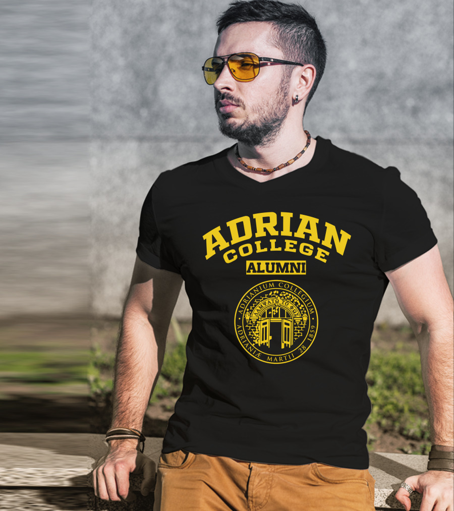 Adrian College Alumni Adraniae Collegium Seal Martii 28 1859 T-Shirt
