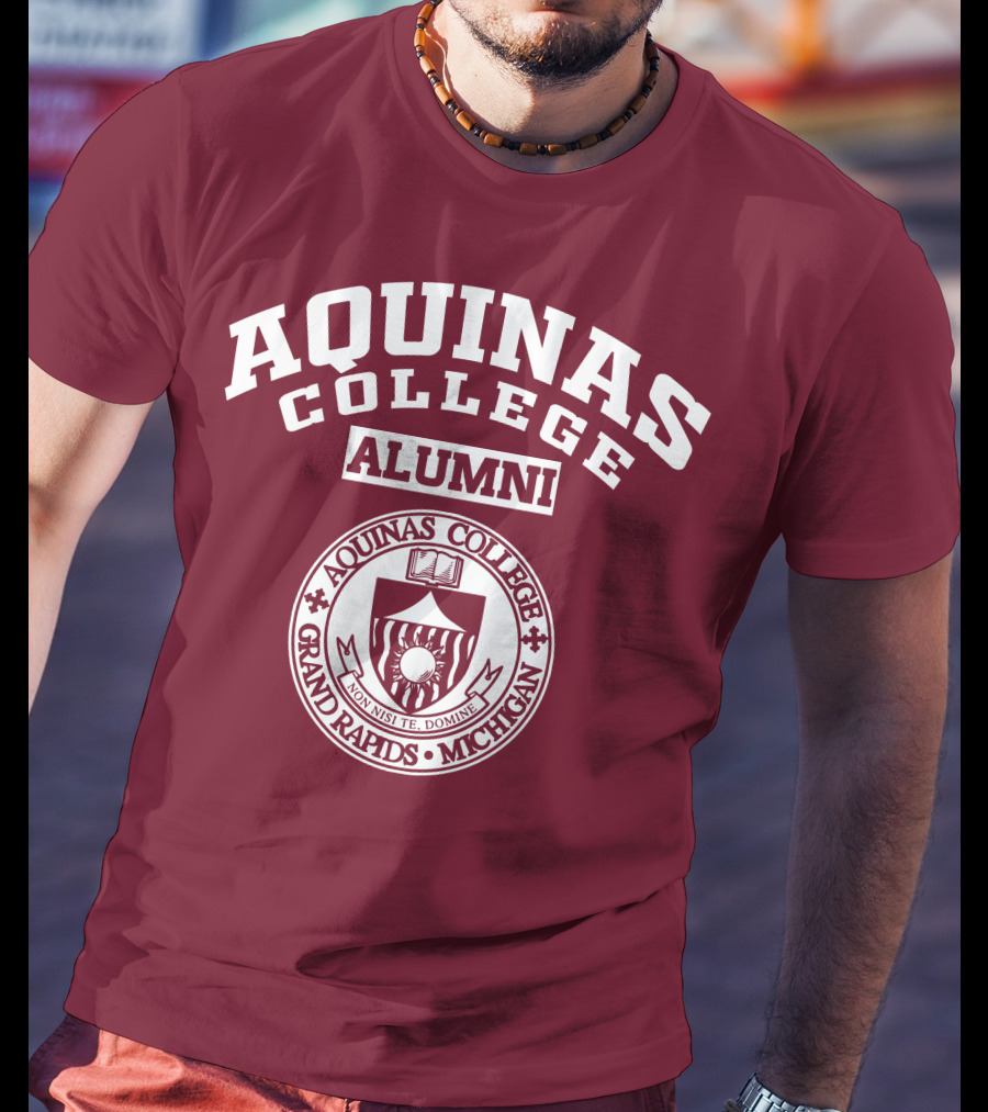 Aquinas College Alumni Grand Rapids Michigan Seal T-Shirt