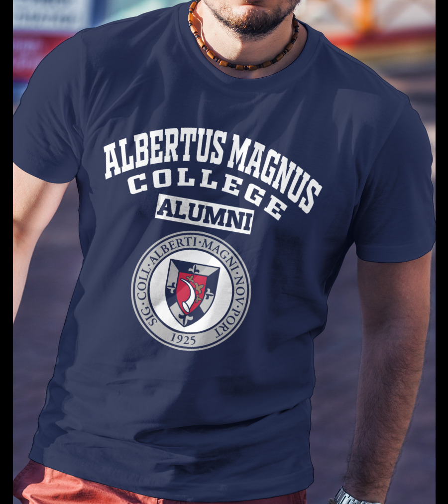 Albertus Magnus College Alumni Sigillvm Coll Albert Magni Nova Port 1925 T-Shirt