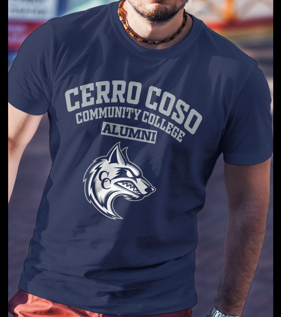 Cerro Coso Community College Alumni Wolf T-Shirt
