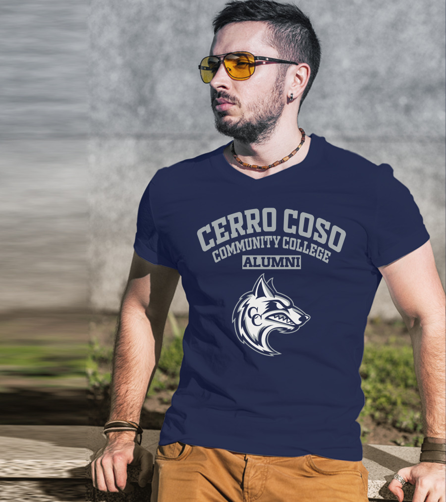 Cerro Coso Community College Alumni Wolf T-Shirt
