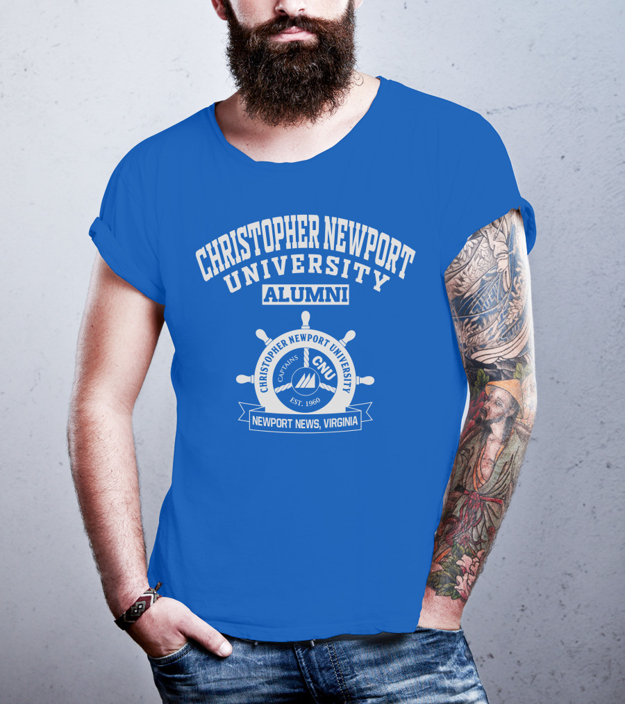 Christopher Newport University Alumni Captains CNU Est. 1960 Newport News Virginia T-Shirt