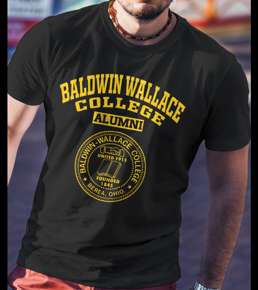Baldwin Wallace College Alumni Logo United 1913 Founded 1845 Berea Ohio T-Shirt