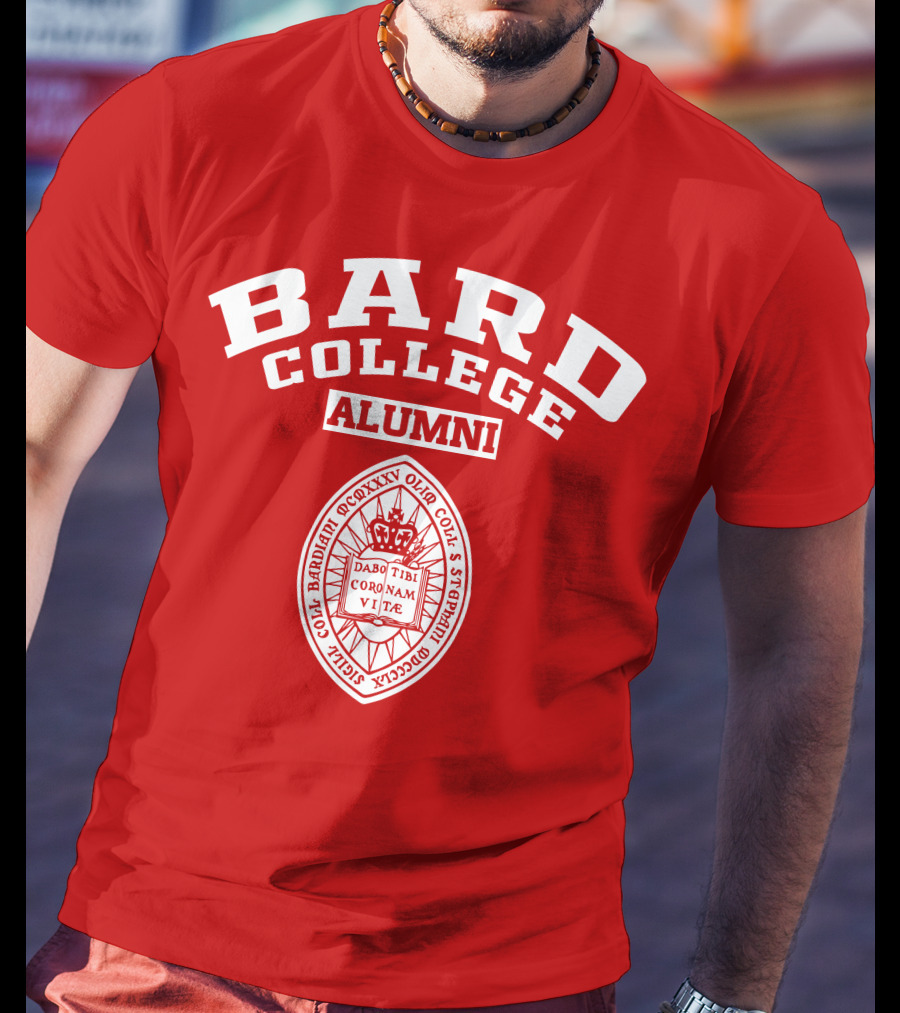 Bard College Alumni Seal Emblem Red T-Shirt