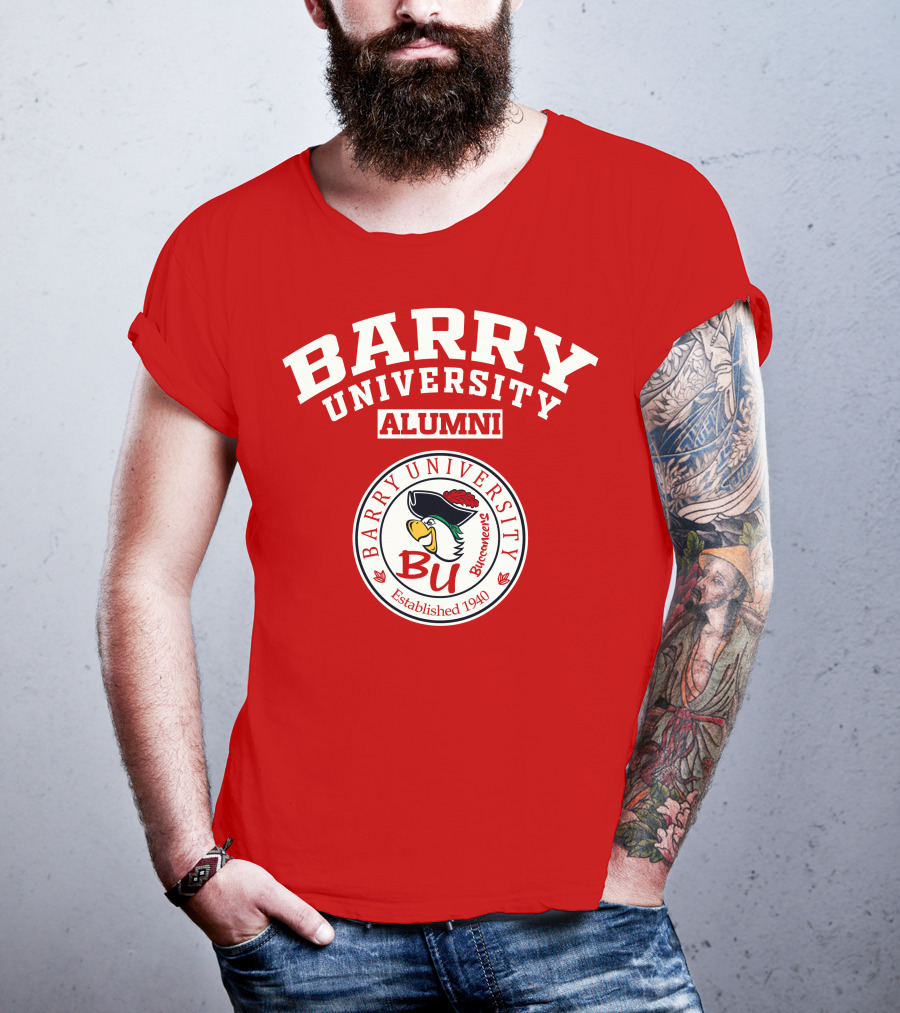 Barry University Alumni Buccaneers Established 1940 BU T-Shirt