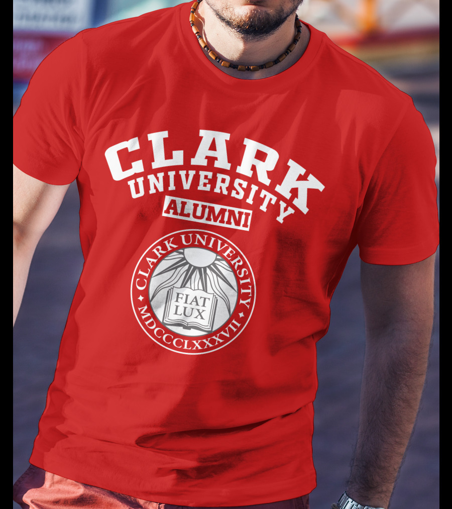Clark University Alumni Fiat Lux Shield 1887 T-Shirt