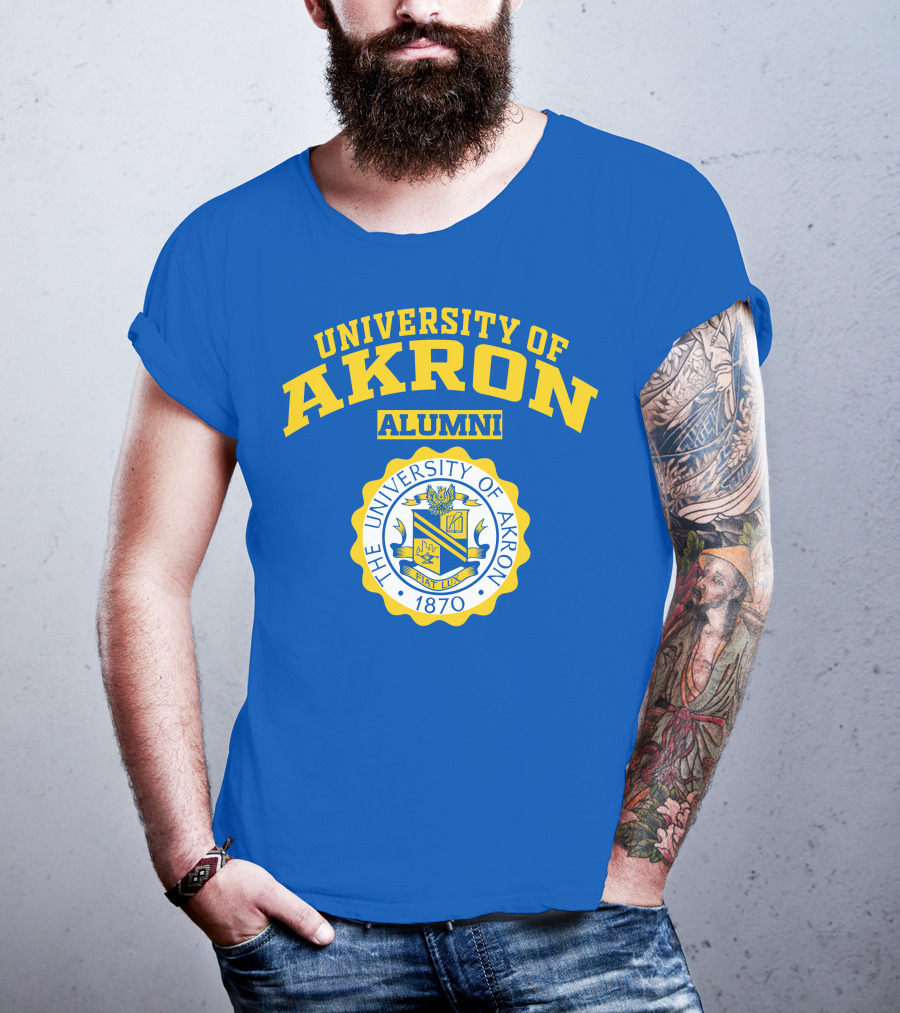 University Of Akron Alumni 1870 Seal T-Shirt