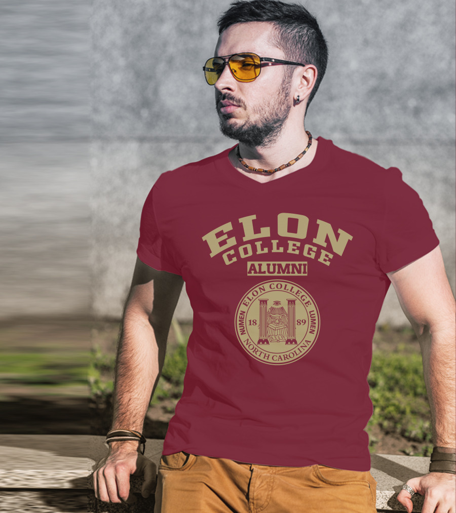 Elon College Alumni Numen Lumen 1889 North Carolina T-Shirt