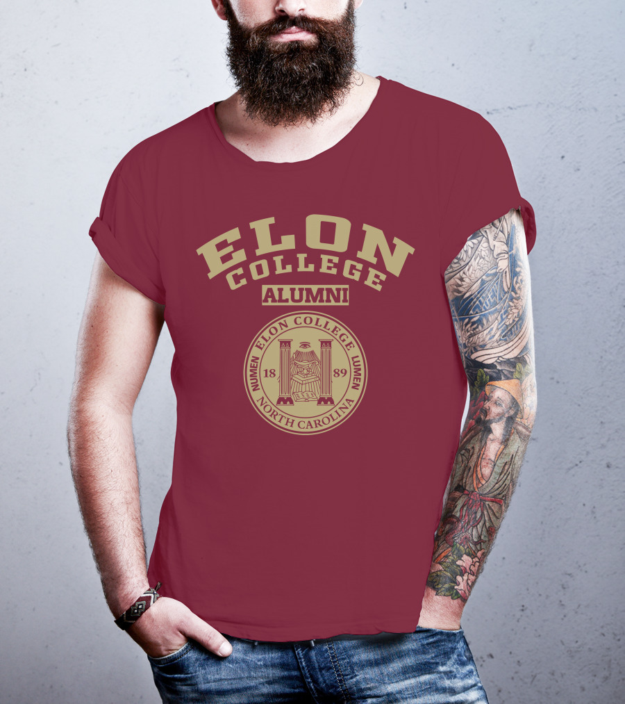 Elon College Alumni Numen Lumen 1889 North Carolina T-Shirt