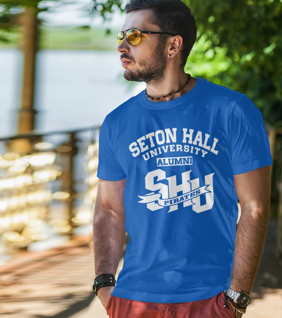 Seton Hall University Alumni SHU Pirates T-Shirt