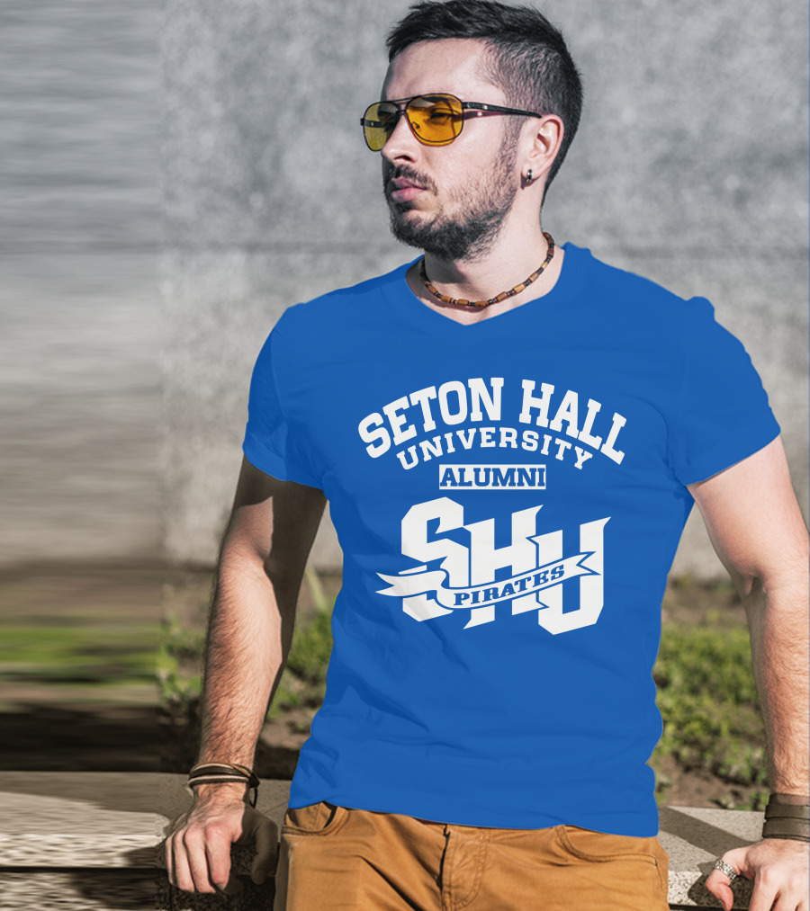 Seton Hall University Alumni SHU Pirates T-Shirt