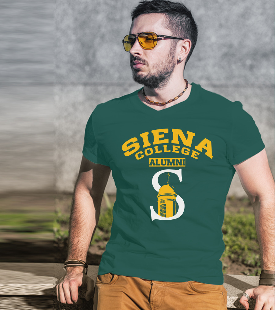 Siena College Alumni S Logo With Tower T-Shirt
