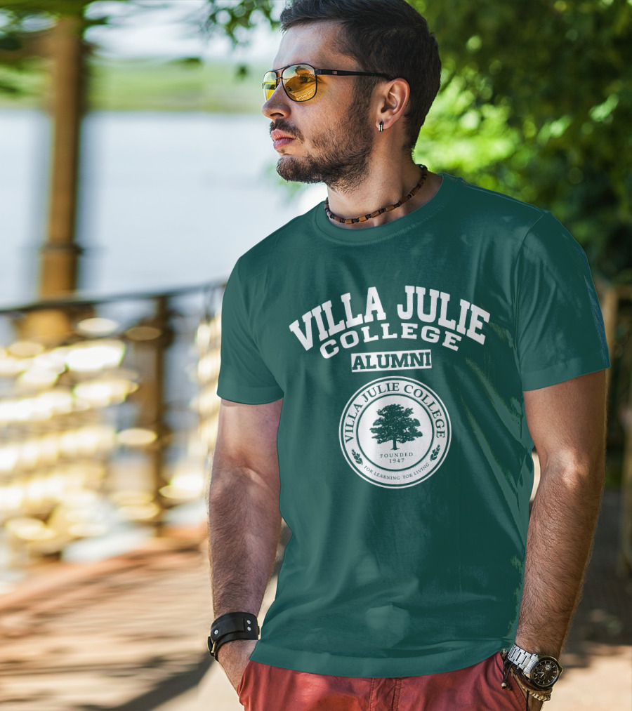 Villa Julie College Alumni Founded 1947 For Learning For Living T-Shirt