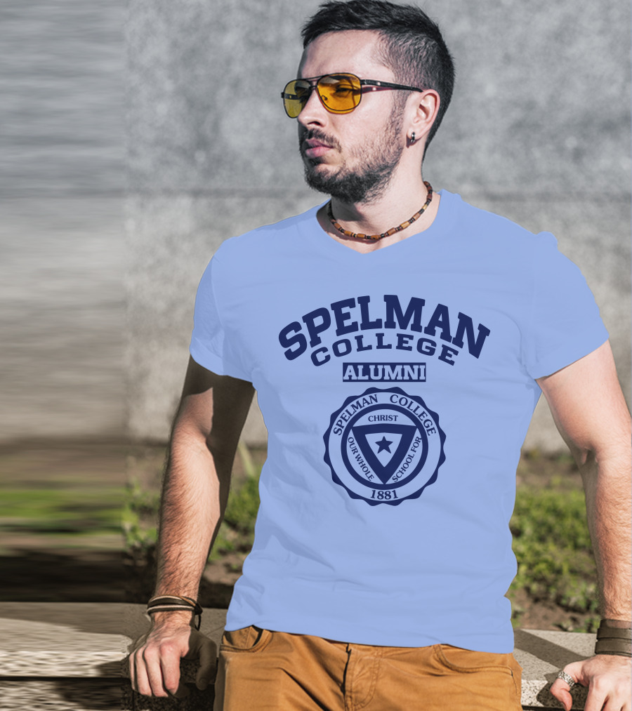 Spelman College Alumni 1881 Crest Our Whole School For Christ T-Shirt