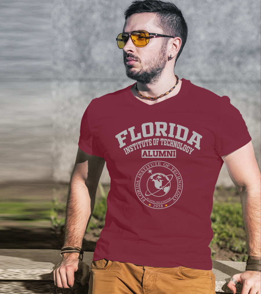 Florida Institute Of Technology Alumni Ad Astra Per Scientiam 1958 T-Shirt