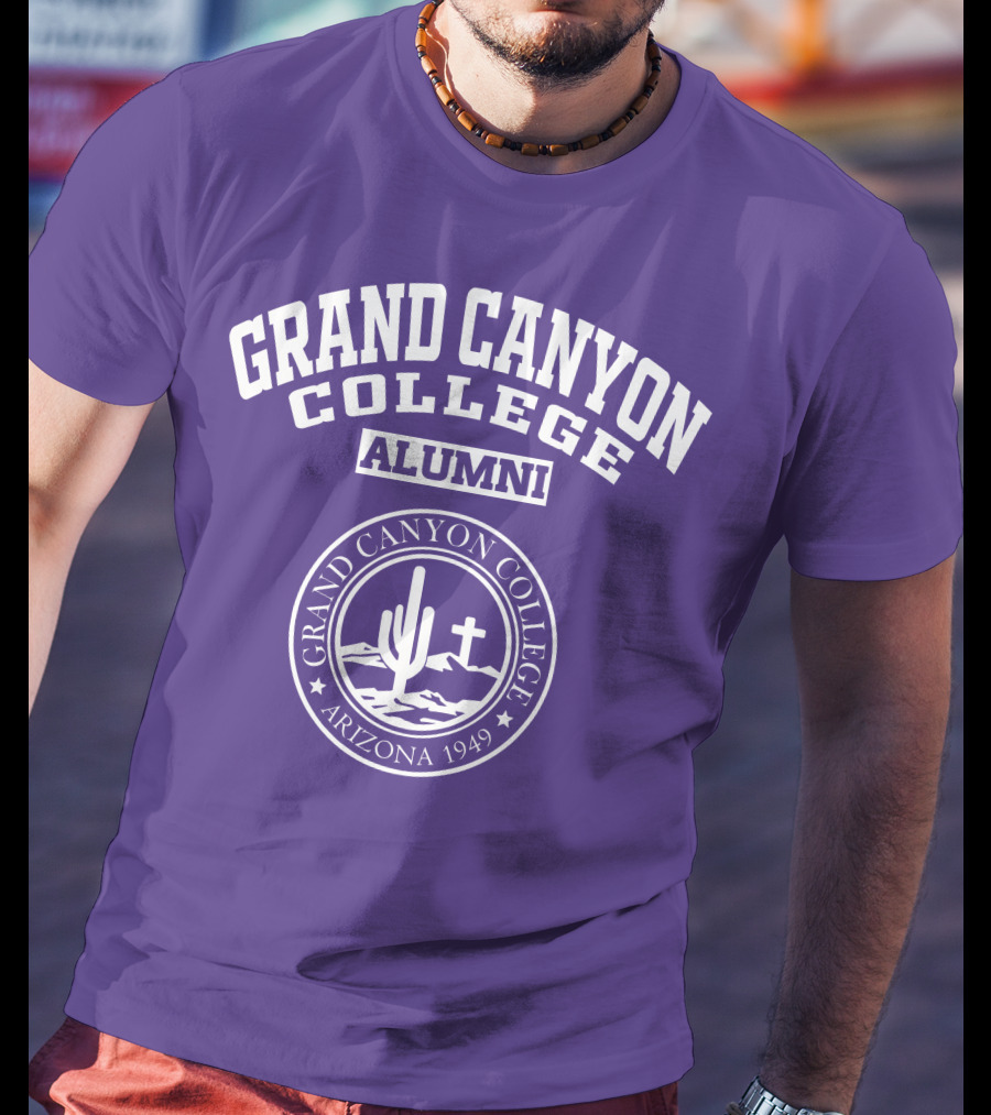 Grand Canyon College Alumni Arizona 1949 Cactus Cross Seal T-Shirt