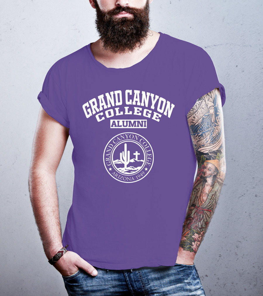 Grand Canyon College Alumni Arizona 1949 Cactus Cross Seal T-Shirt